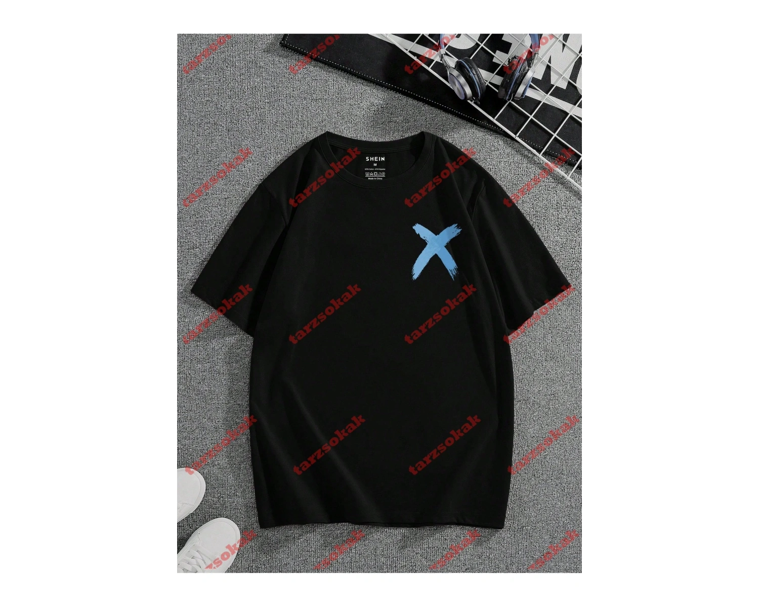 Model 3275 Erkek Yazlık Yuvarlak Yaka Kısa Kollu Günlük Tişört, Yaz