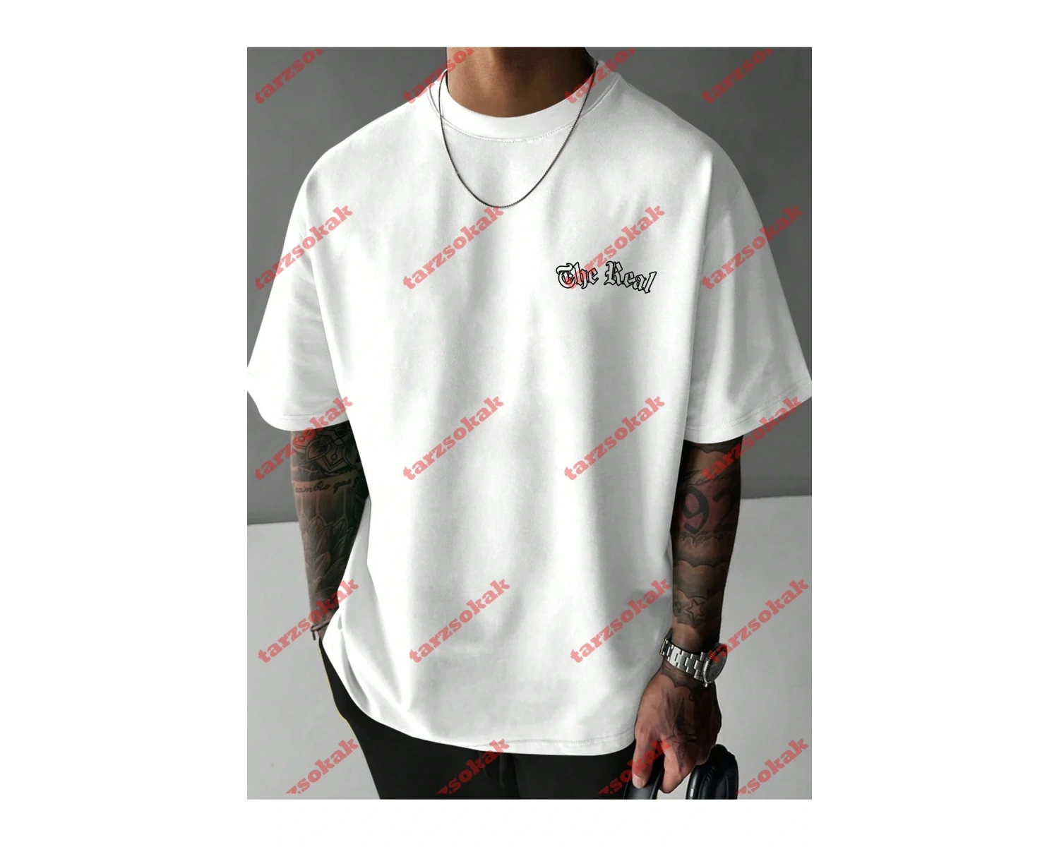 Model 3276 Erkek Yazlık Yuvarlak Yaka Kısa Kollu Günlük Tişört, Yaz