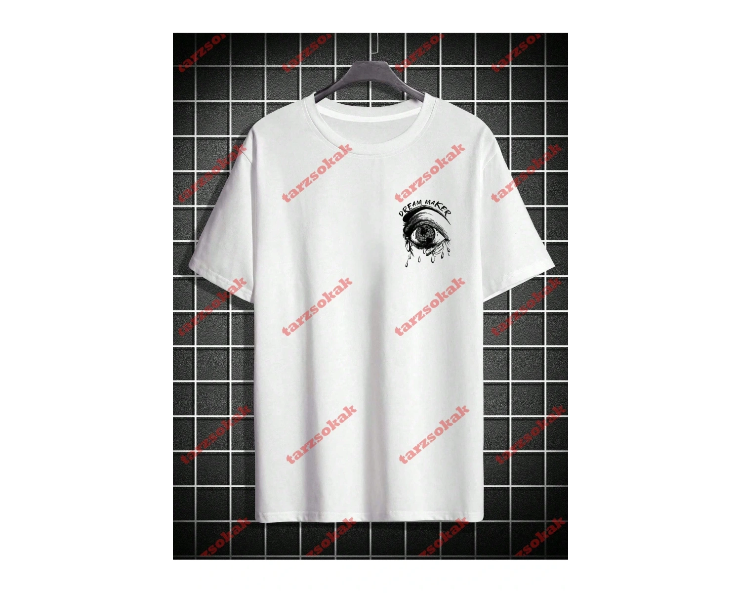 Model 3277 Erkek Yazlık Yuvarlak Yaka Kısa Kollu Günlük Tişört, Yaz