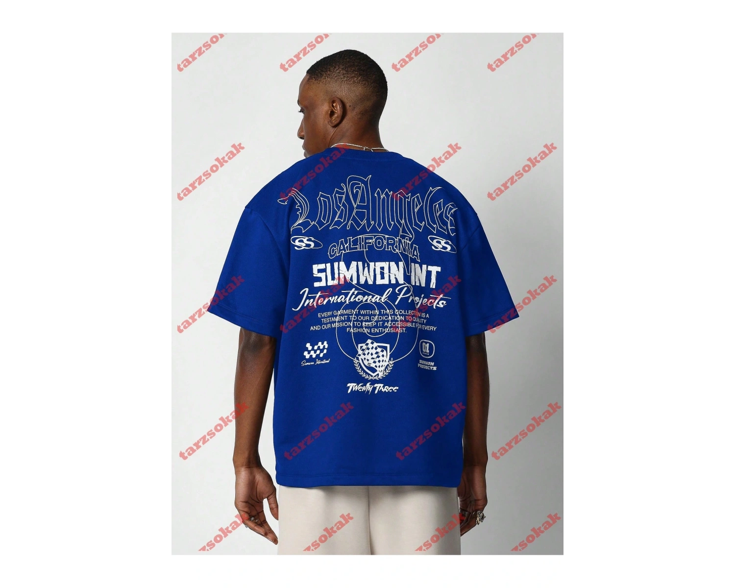 Model 3279 Erkek Yazlık Yuvarlak Yaka Kısa Kollu Günlük Tişört, Yaz