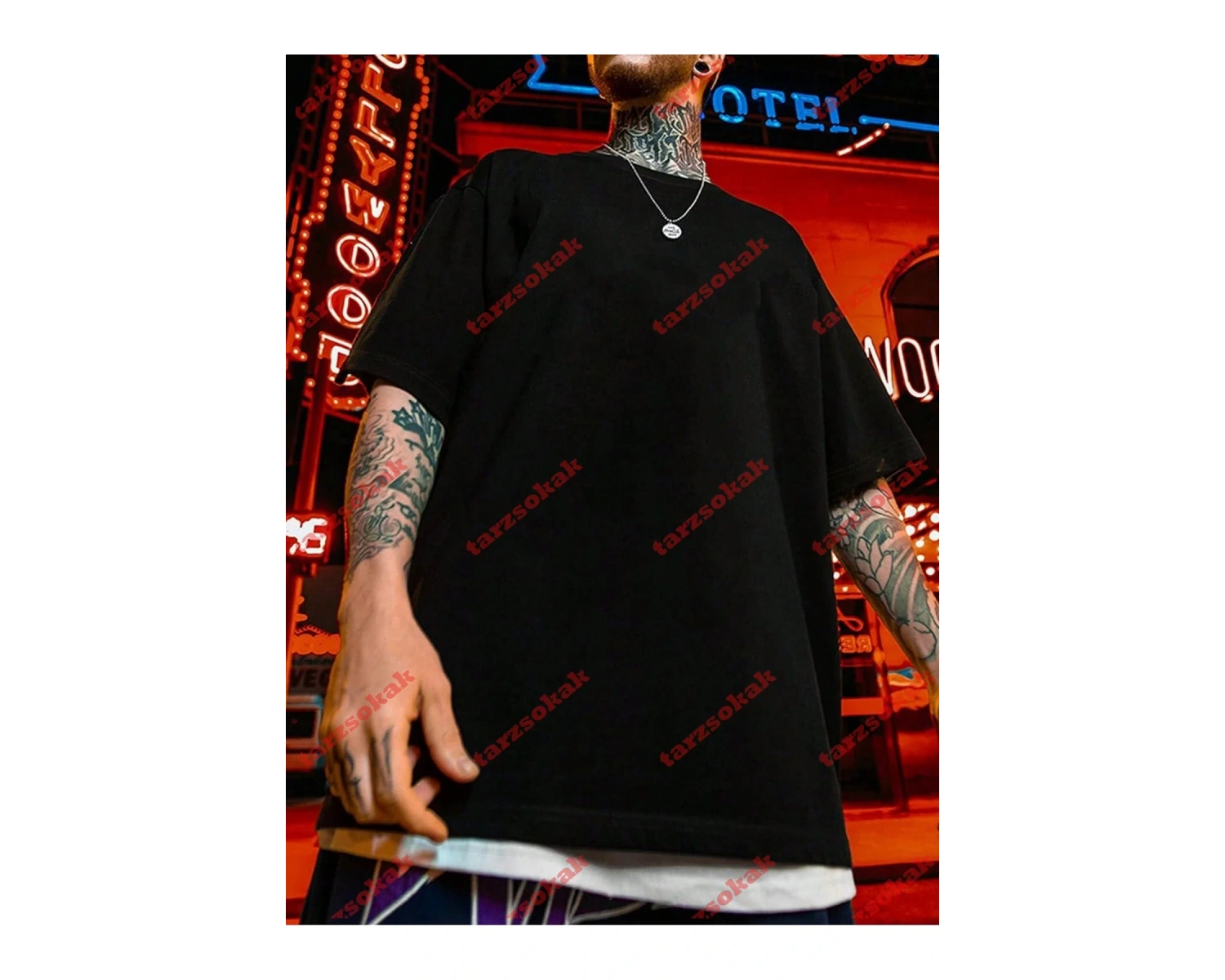 Model 3280 Erkek Yazlık Yuvarlak Yaka Kısa Kollu Günlük Tişört, Yaz