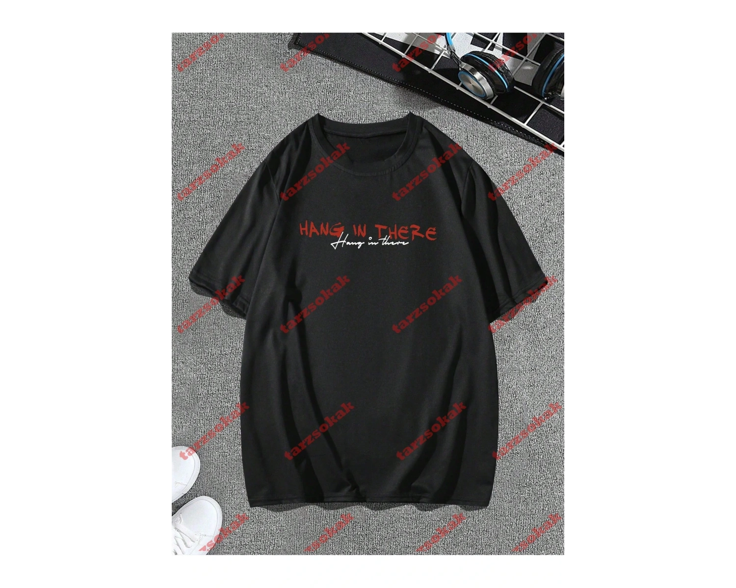 Model 3281 Erkek Yazlık Yuvarlak Yaka Kısa Kollu Günlük Tişört, Yaz