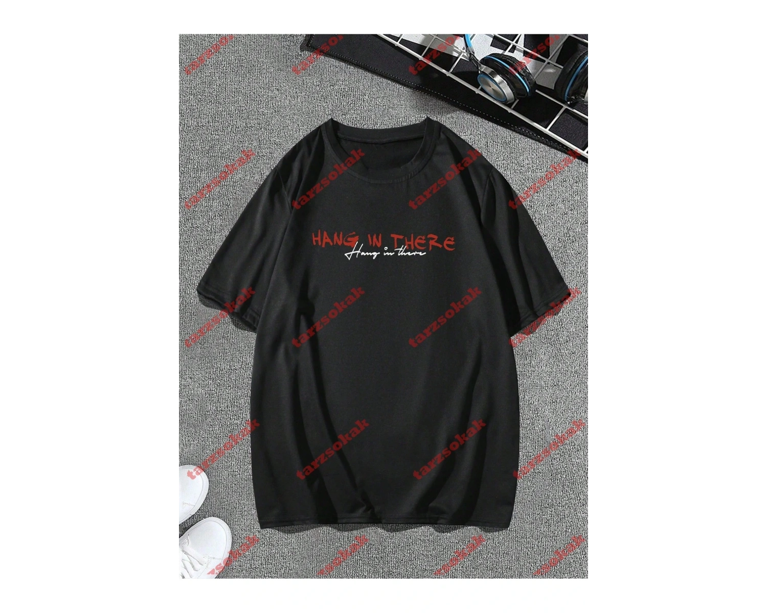 Model 3281 Erkek Yazlık Yuvarlak Yaka Kısa Kollu Günlük Tişört, Yaz