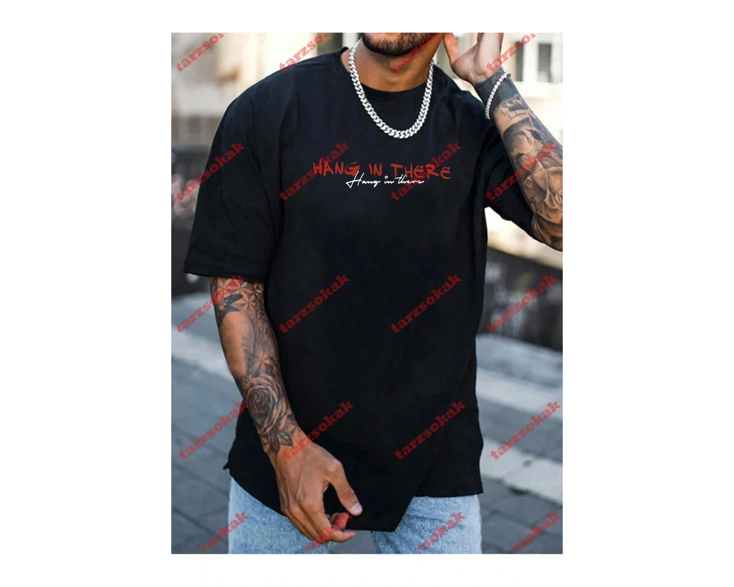 Model 3281 Erkek Yazlık Yuvarlak Yaka Kısa Kollu Günlük Tişört, Yaz