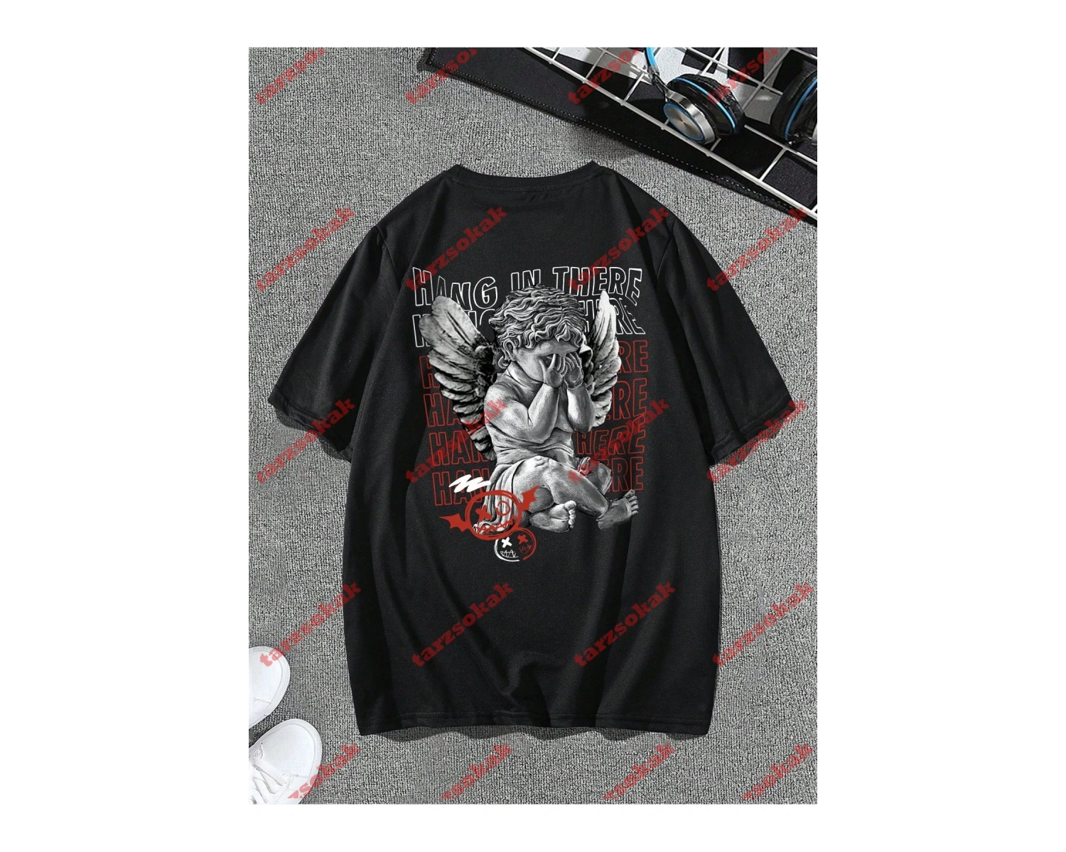 Model 3281 Erkek Yazlık Yuvarlak Yaka Kısa Kollu Günlük Tişört, Yaz