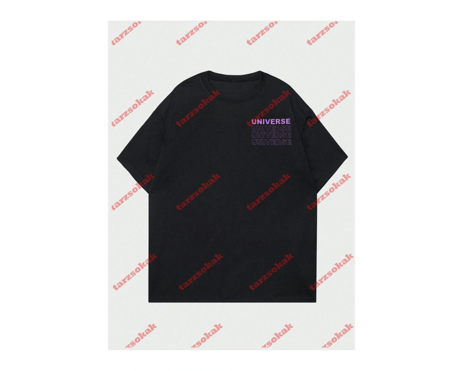 Model 3282 Erkek Yazlık Yuvarlak Yaka Kısa Kollu Günlük Tişört, Yaz