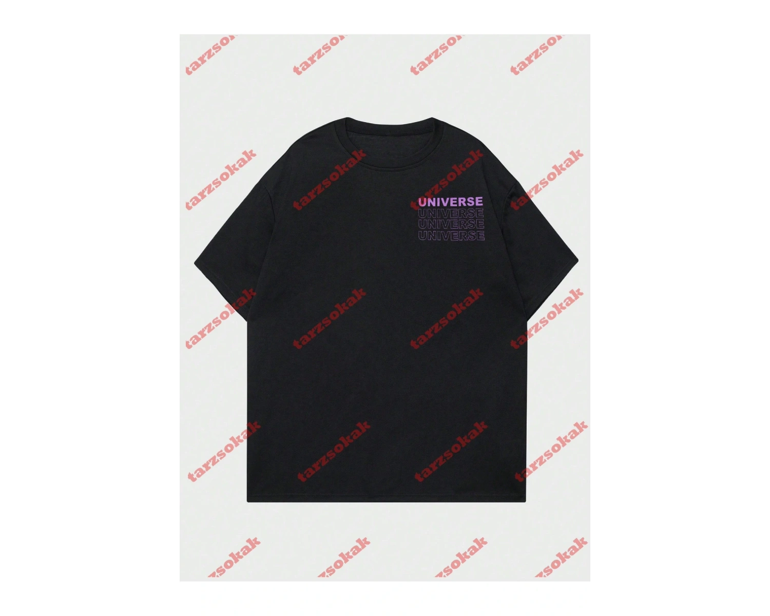 Model 3282 Erkek Yazlık Yuvarlak Yaka Kısa Kollu Günlük Tişört, Yaz