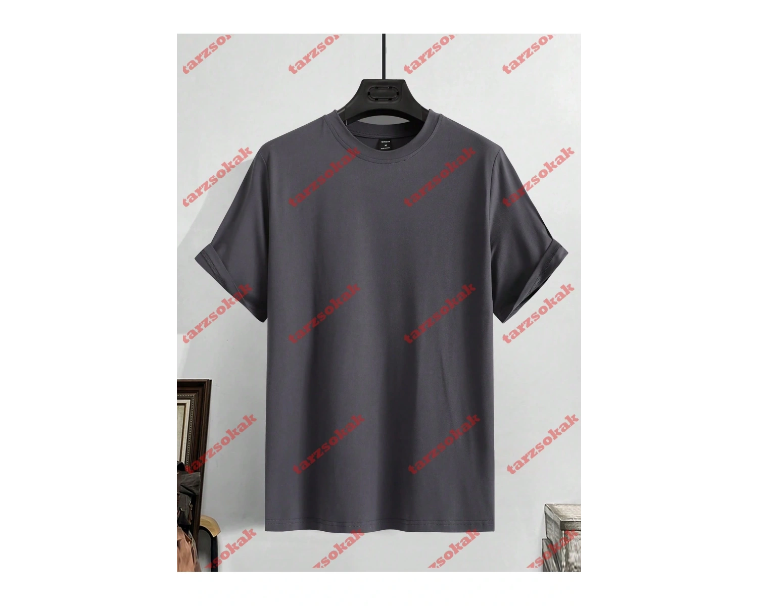 Model 3283 Erkek Yazlık Yuvarlak Yaka Kısa Kollu Günlük Tişört, Yaz