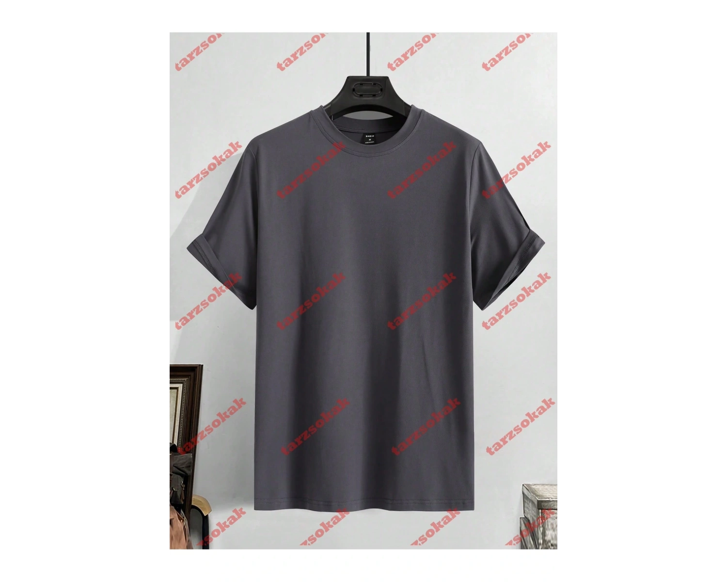 Model 3283 Erkek Yazlık Yuvarlak Yaka Kısa Kollu Günlük Tişört, Yaz