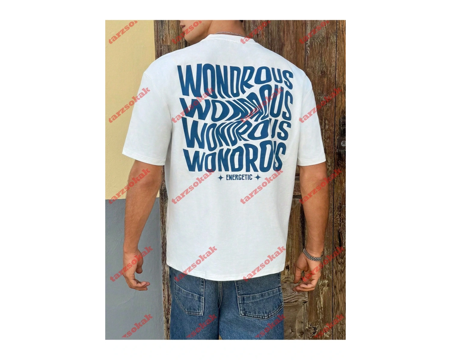 Model 3285 Erkek Yazlık Yuvarlak Yaka Kısa Kollu Günlük Tişört, Yaz