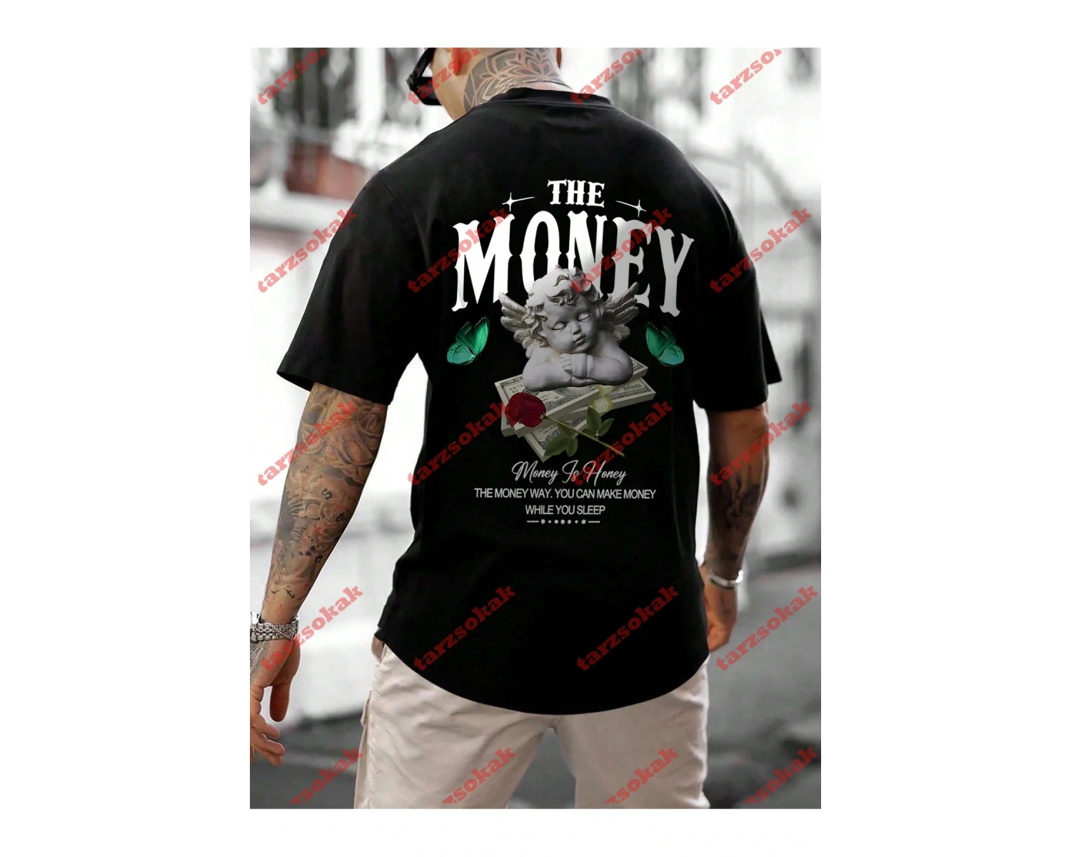 Model 3289 Erkek Yazlık Yuvarlak Yaka Kısa Kollu Günlük Tişört, Yaz