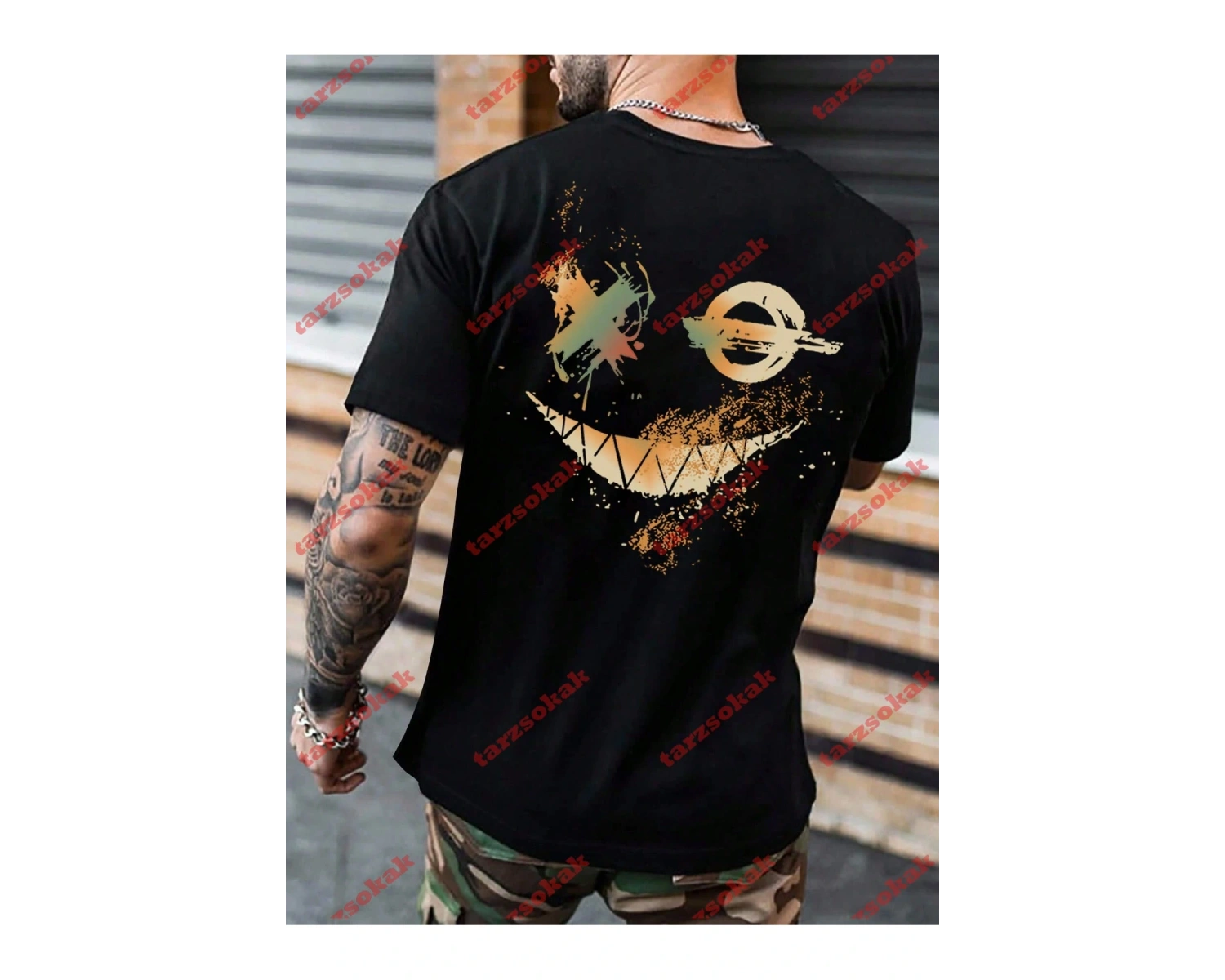 Model 3294 Erkek Yazlık Yuvarlak Yaka Kısa Kollu Günlük Tişört, Yaz