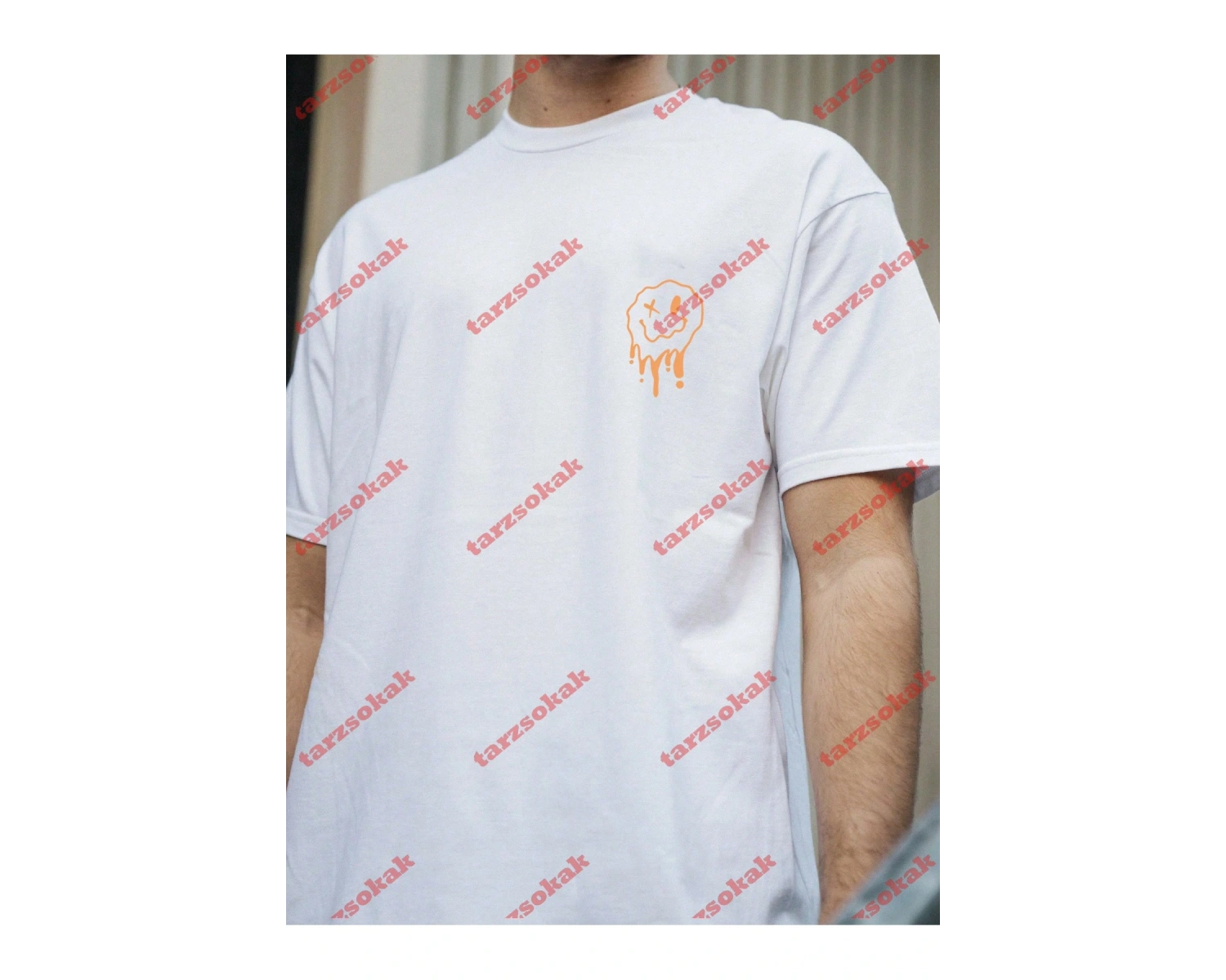 Model 3300 Erkek Yazlık Yuvarlak Yaka Kısa Kollu Günlük Tişört, Yaz