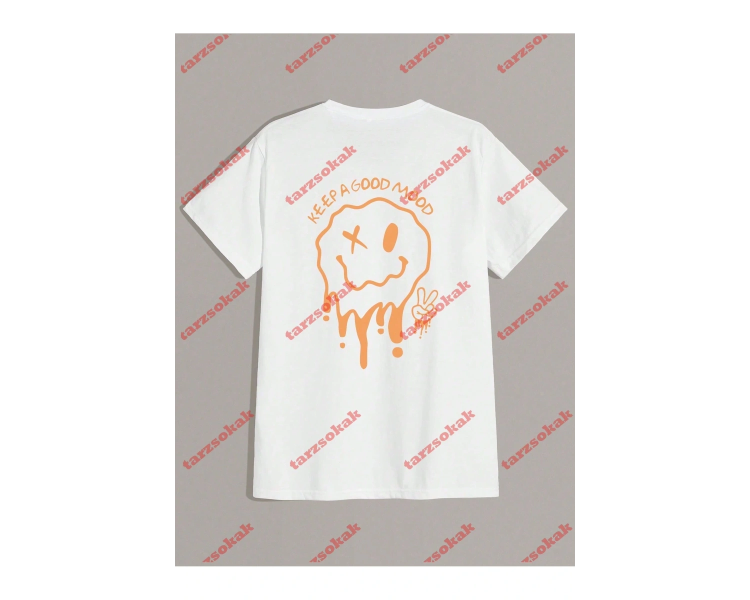 Model 3300 Erkek Yazlık Yuvarlak Yaka Kısa Kollu Günlük Tişört, Yaz