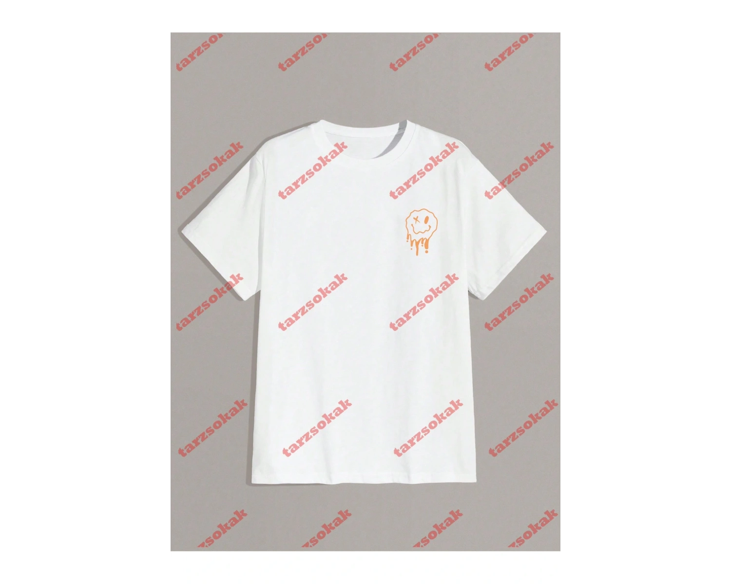 Model 3300 Erkek Yazlık Yuvarlak Yaka Kısa Kollu Günlük Tişört, Yaz