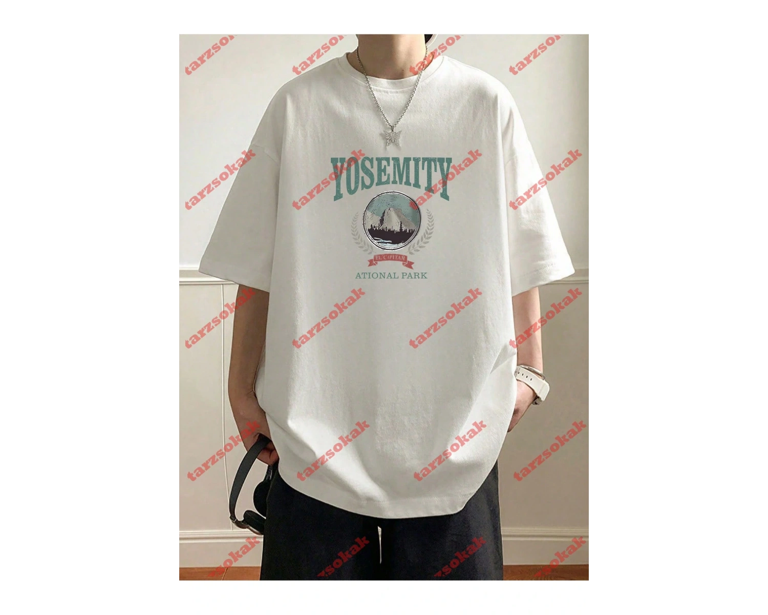 Model 3303 Erkek Yazlık Yuvarlak Yaka Kısa Kollu Günlük Tişört, Yaz