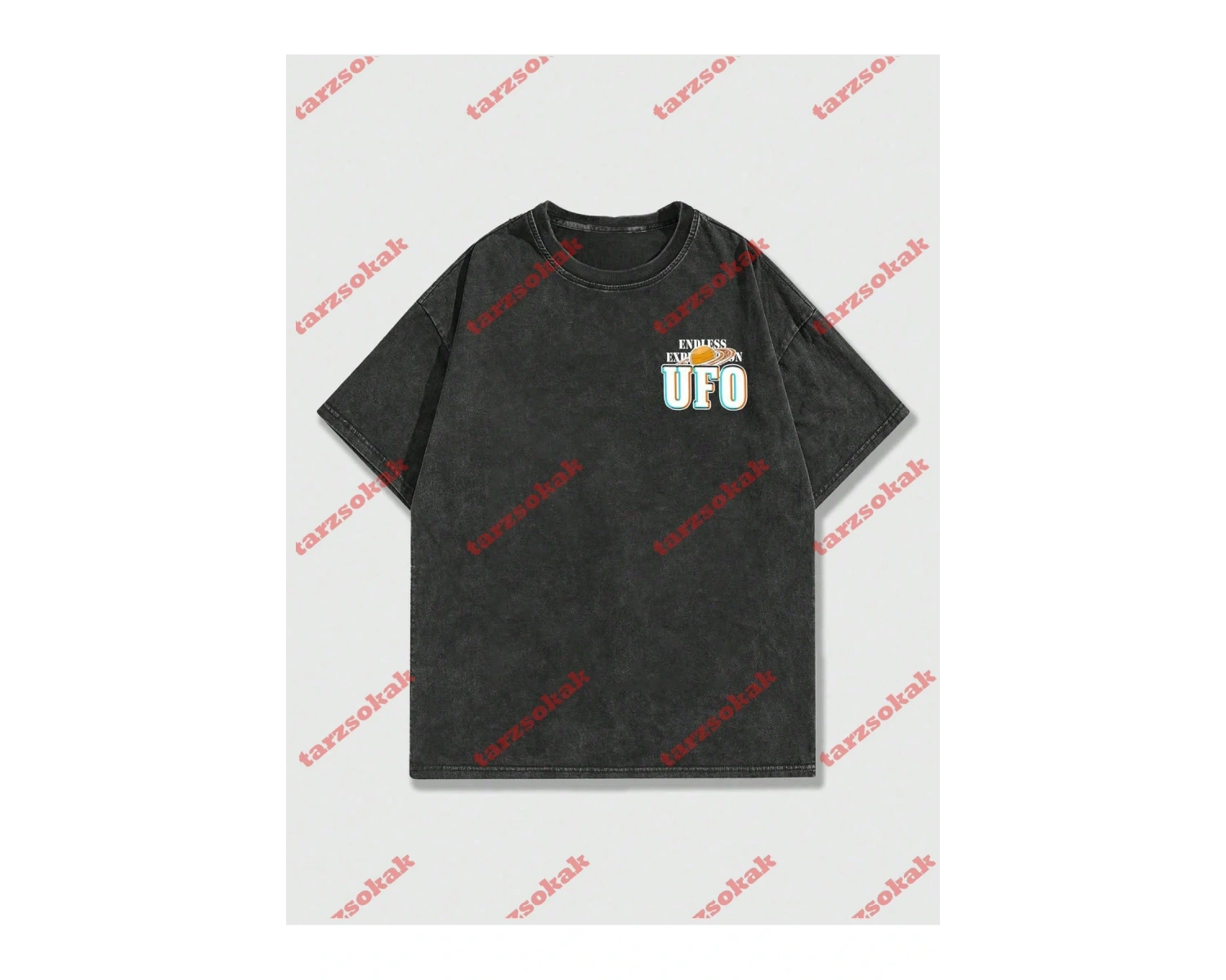 Model 3305 Erkek Yazlık Yuvarlak Yaka Kısa Kollu Günlük Tişört, Yaz