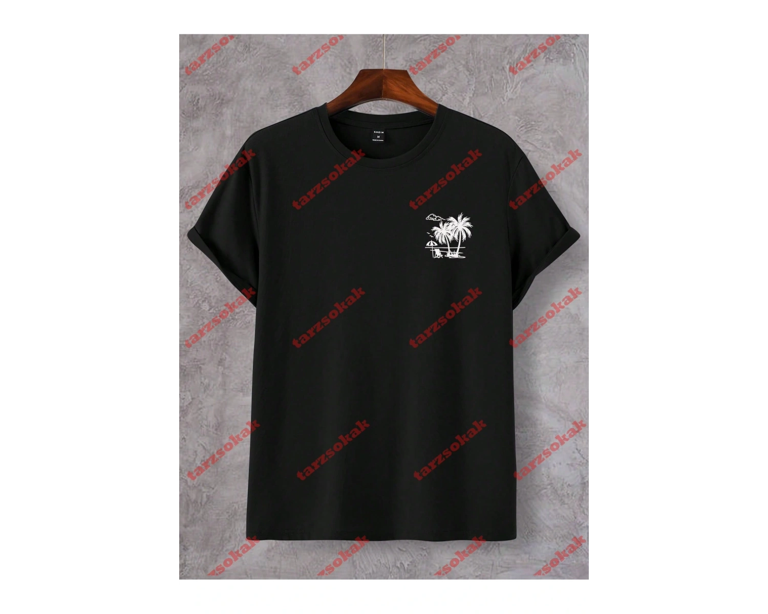 Model 3306 Erkek Yazlık Yuvarlak Yaka Kısa Kollu Günlük Tişört, Yaz