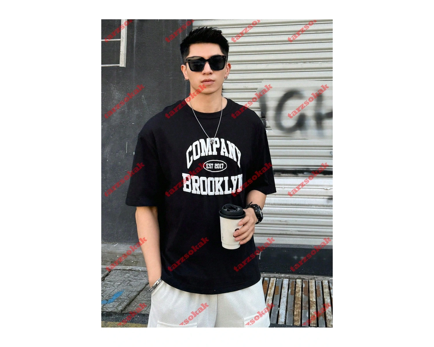 Model 3307 Erkek Yazlık Yuvarlak Yaka Kısa Kollu Günlük Tişört, Yaz