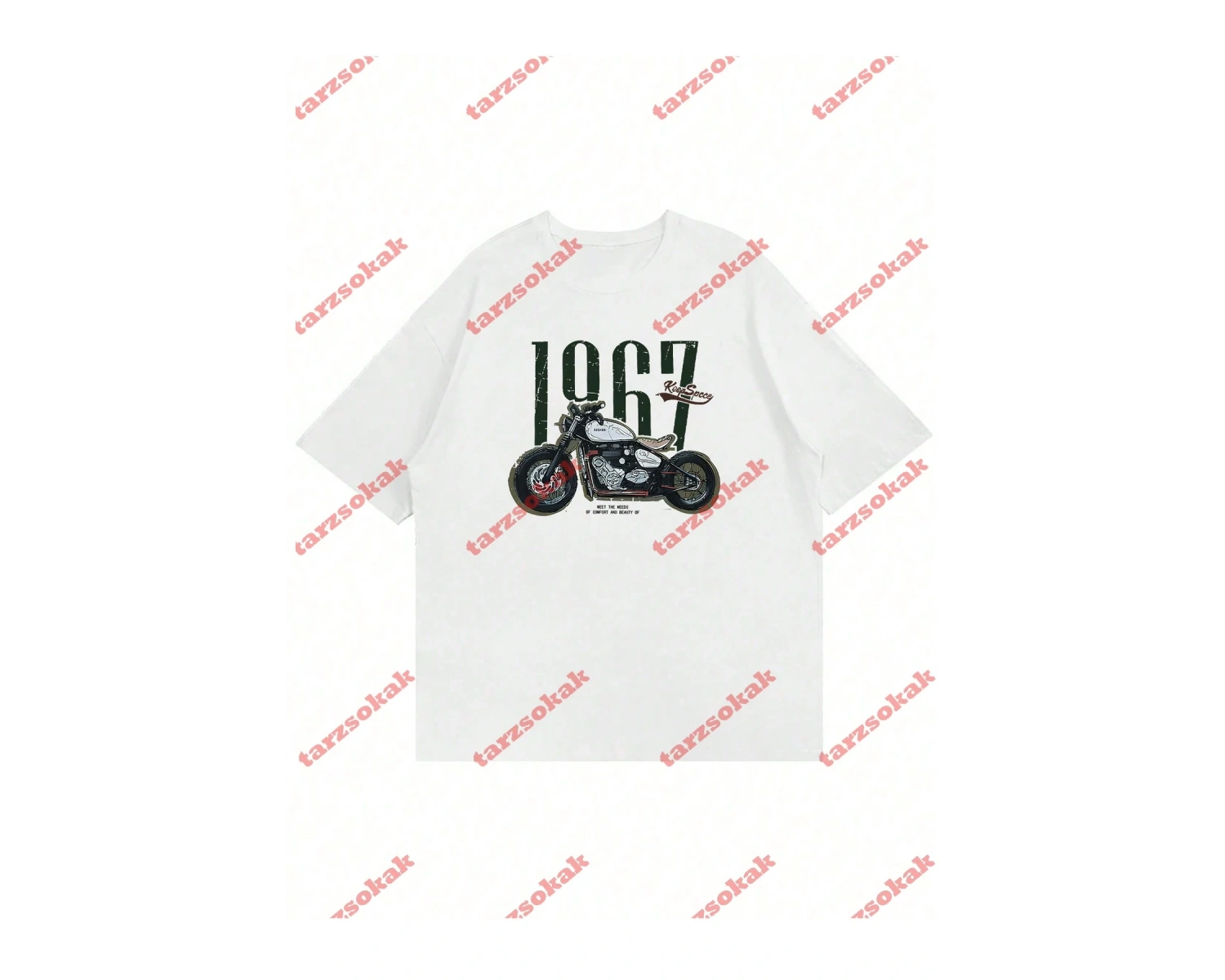 Model 3314 Erkek Yazlık Yuvarlak Yaka Kısa Kollu Günlük Tişört, Yaz