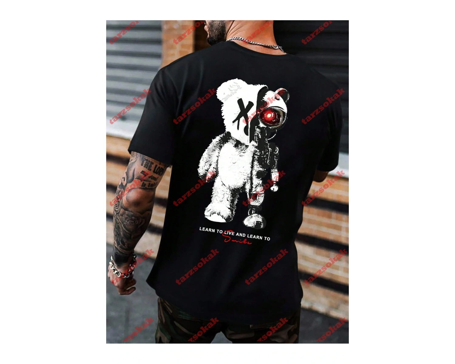 Model 3317 Erkek Yazlık Yuvarlak Yaka Kısa Kollu Günlük Tişört, Yaz