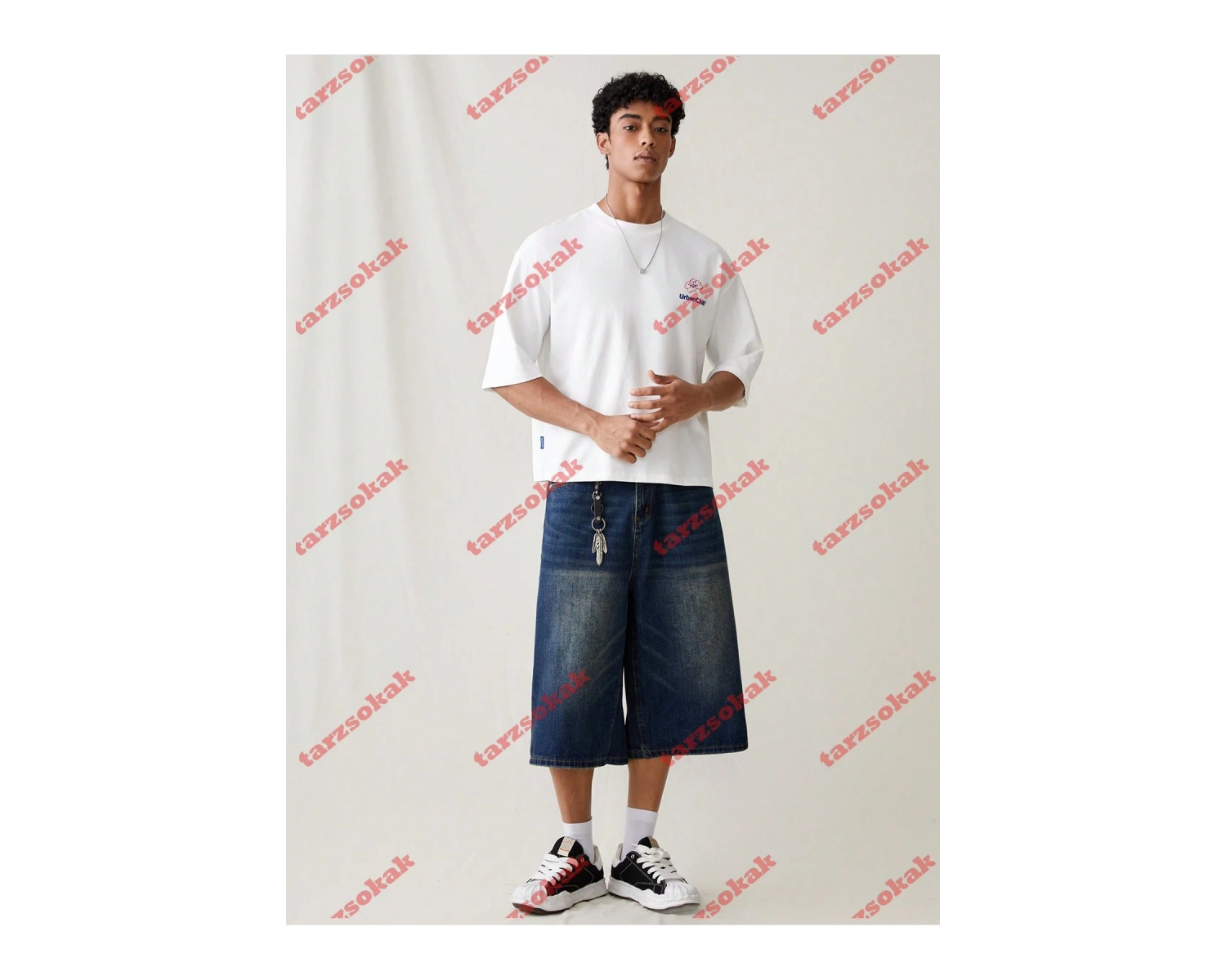 Model 3319 Erkek Yazlık Yuvarlak Yaka Kısa Kollu Günlük Tişört, Yaz