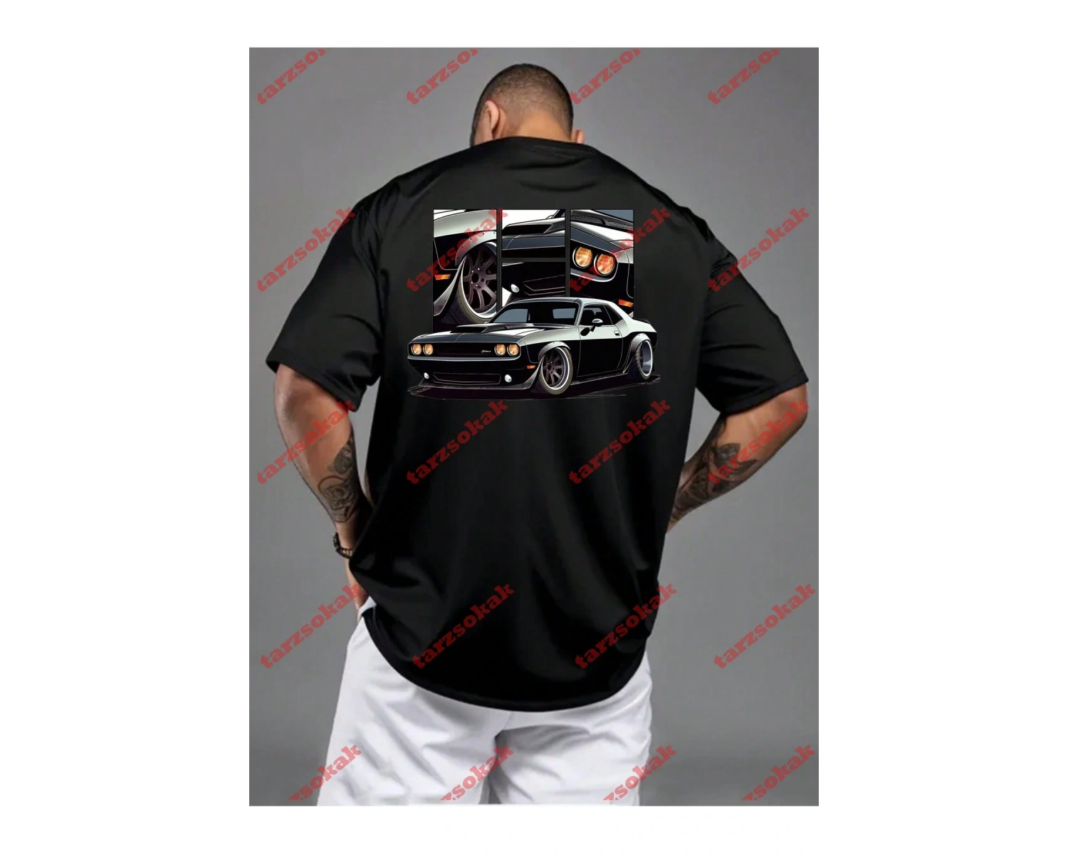 Model 3322 Erkek Yazlık Yuvarlak Yaka Kısa Kollu Günlük Tişört, Yaz