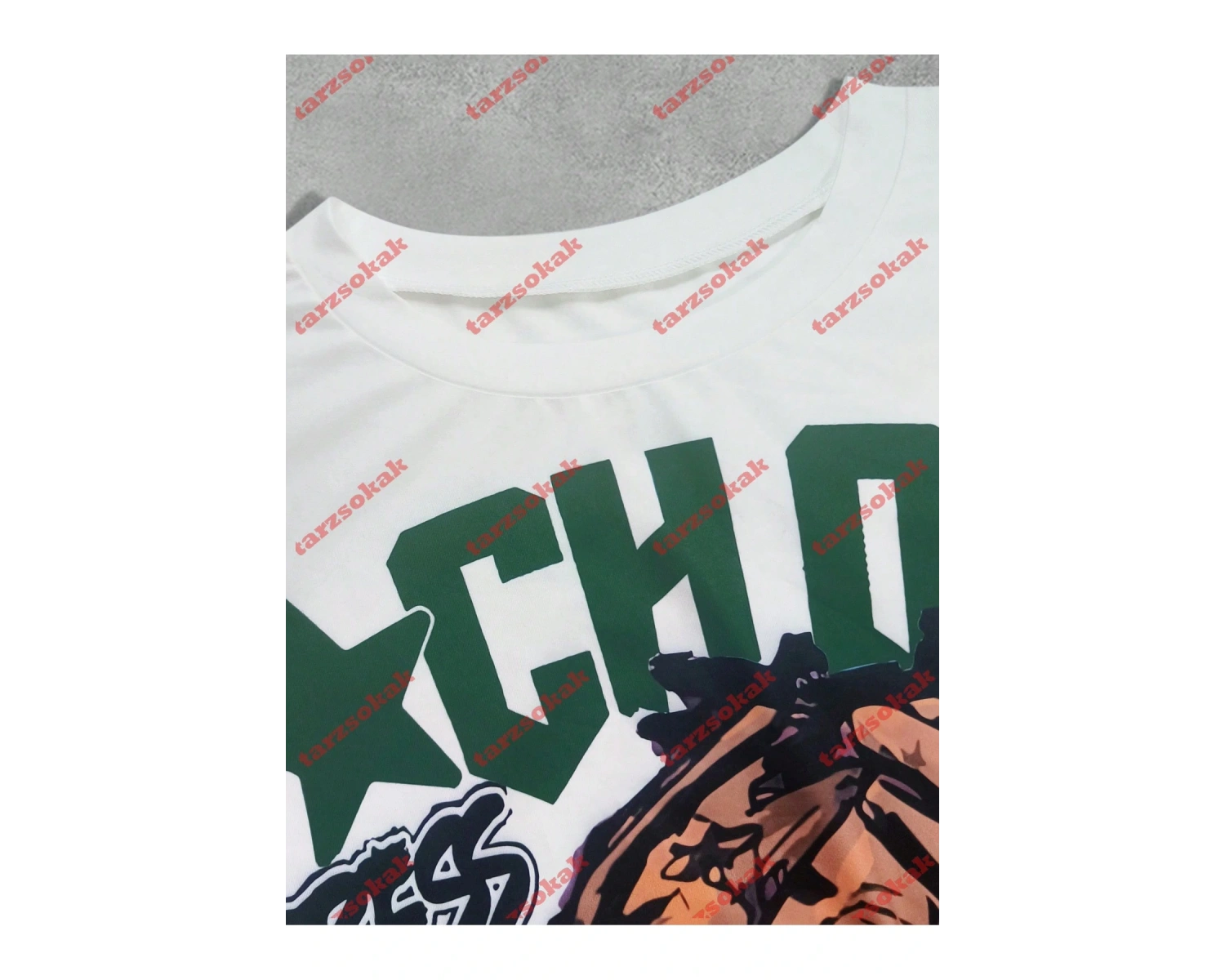 Model 3324 Erkek Yazlık Yuvarlak Yaka Kısa Kollu Günlük Tişört, Yaz