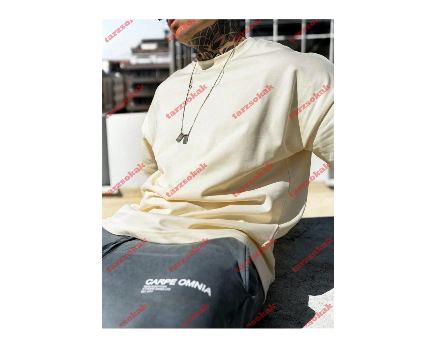 Model 3326 Erkek Yazlık Yuvarlak Yaka Kısa Kollu Günlük Tişört, Yaz