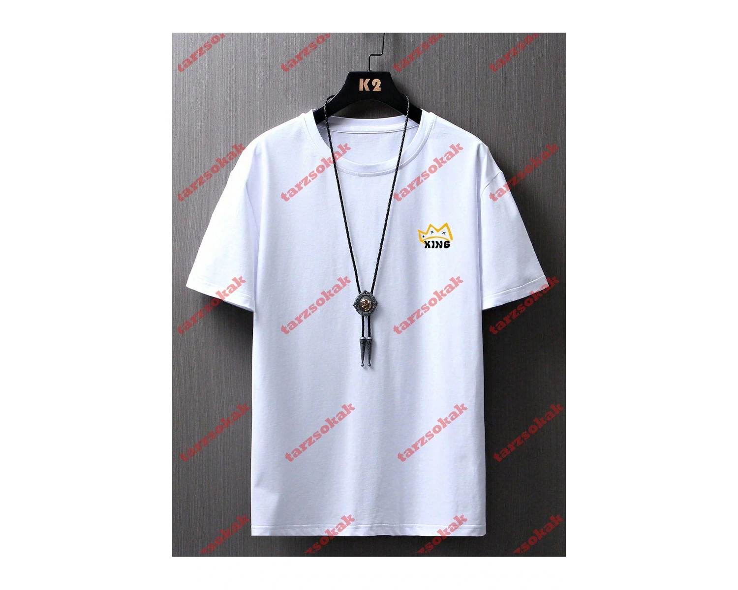 Model 3330 Erkek Yazlık Yuvarlak Yaka Kısa Kollu Günlük Tişört, Yaz