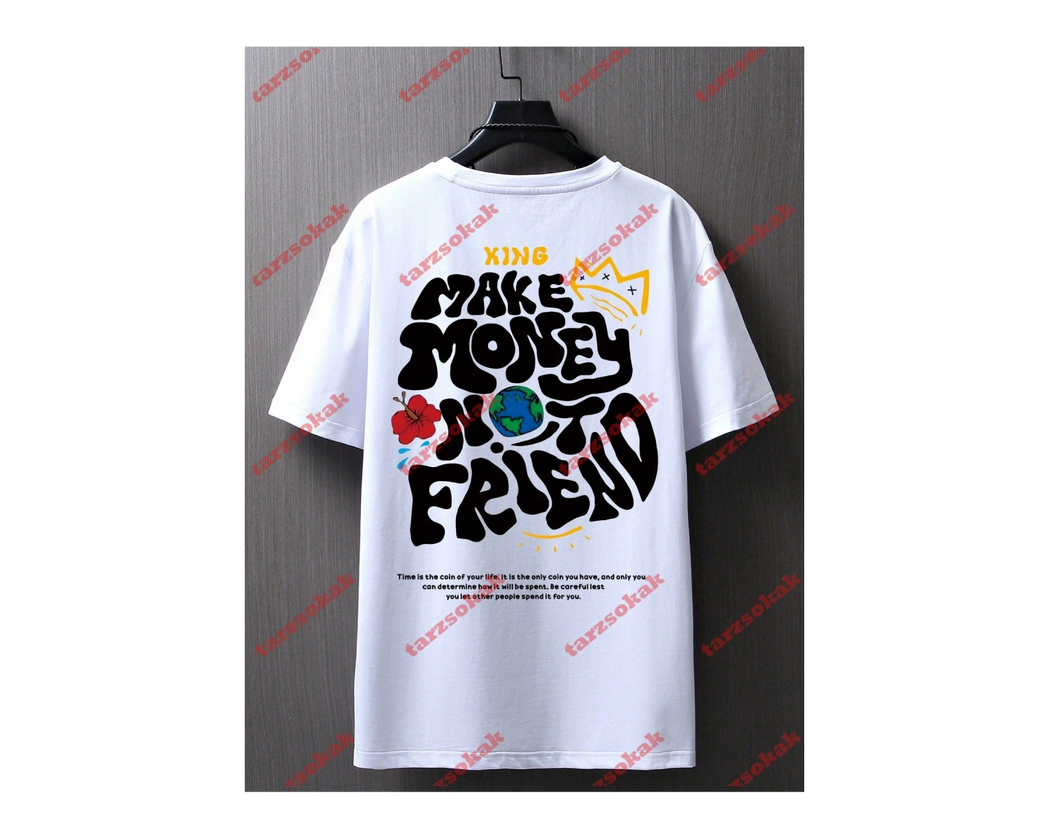 Model 3330 Erkek Yazlık Yuvarlak Yaka Kısa Kollu Günlük Tişört, Yaz