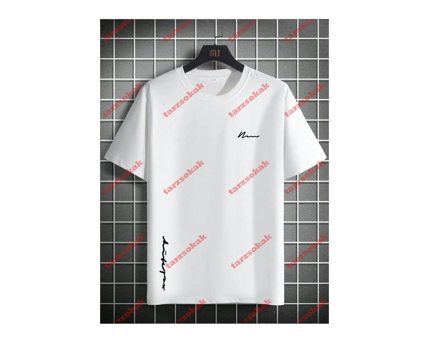 Model 3334 Erkek Yazlık Yuvarlak Yaka Kısa Kollu Günlük Tişört, Yaz