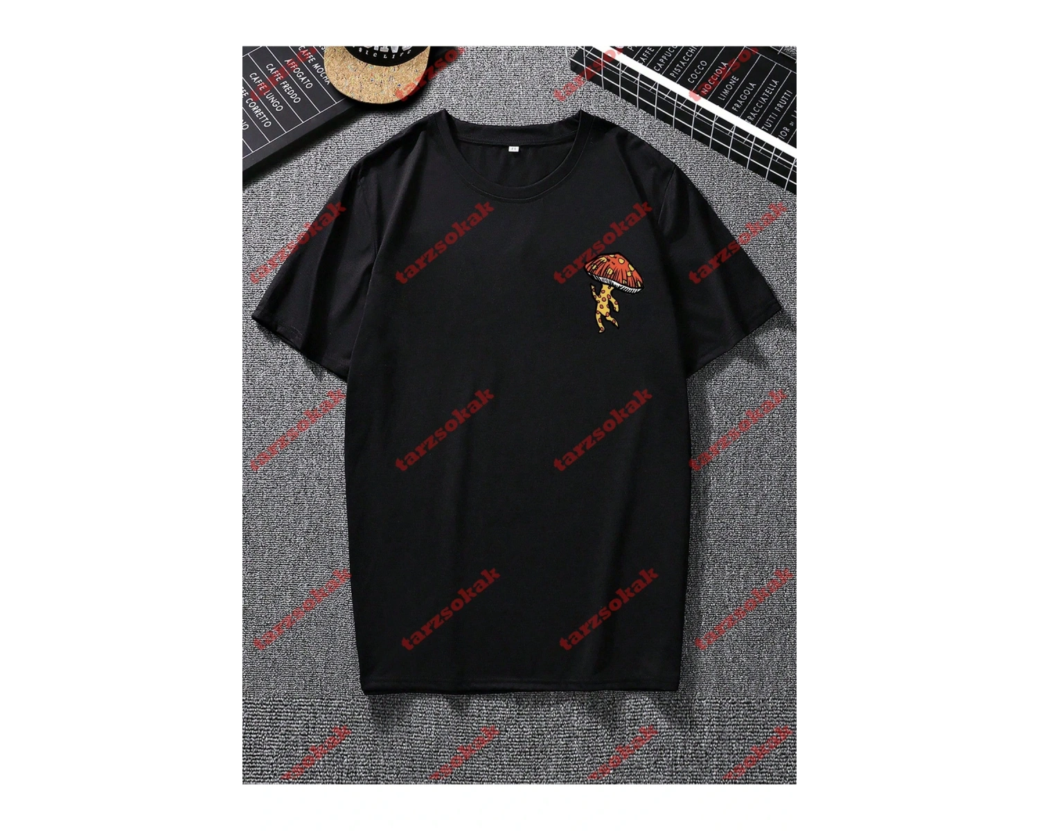 Model 3337 Erkek Yazlık Yuvarlak Yaka Kısa Kollu Günlük Tişört, Yaz