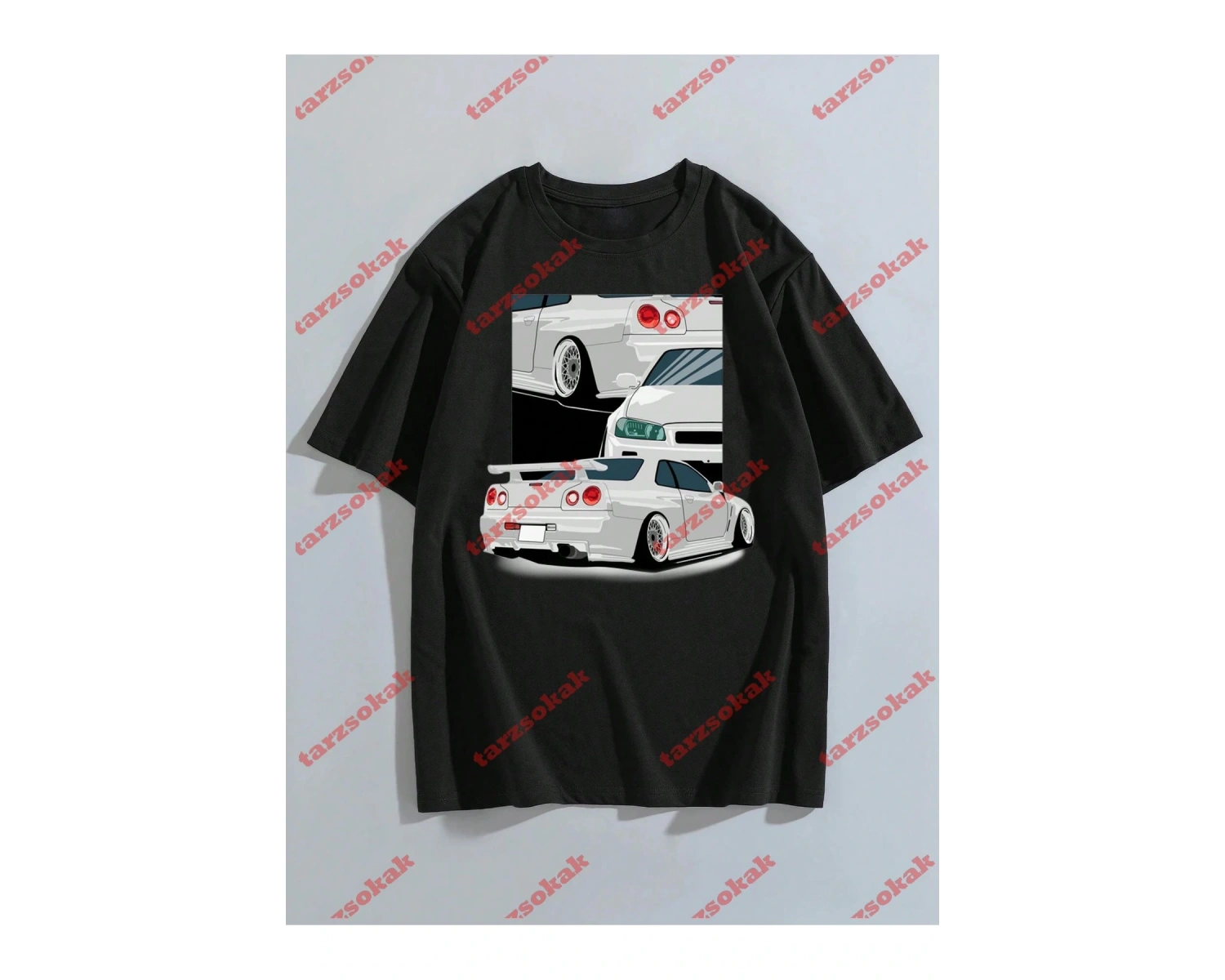 Model 3341 Erkek Yazlık Yuvarlak Yaka Kısa Kollu Günlük Tişört, Yaz