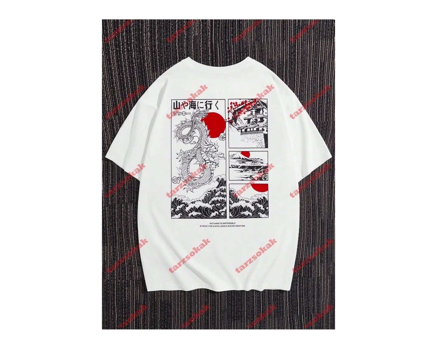 Model 3350 Erkek Yazlık Yuvarlak Yaka Kısa Kollu Günlük Tişört, Yaz