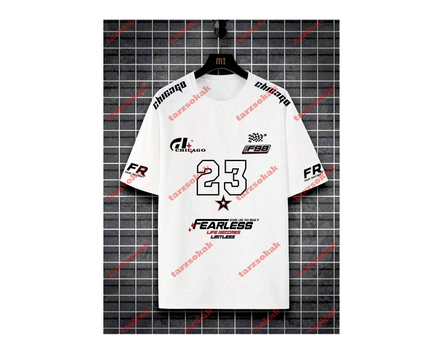 Model 3352 Erkek Yazlık Yuvarlak Yaka Kısa Kollu Günlük Tişört, Yaz