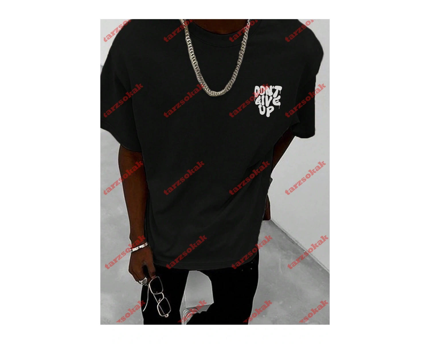 Model 3361 Erkek Yazlık Yuvarlak Yaka Kısa Kollu Günlük Tişört, Yaz