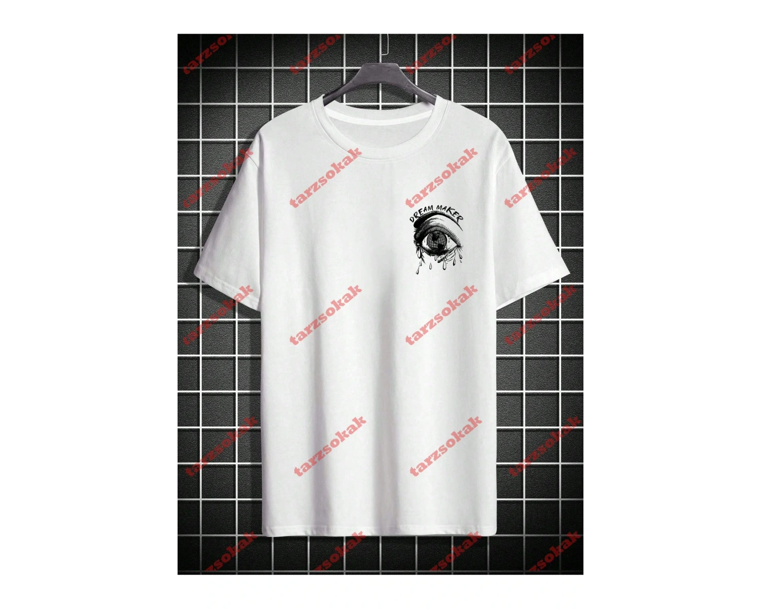 Model 3365 Erkek Yazlık Yuvarlak Yaka Kısa Kollu Günlük Tişört, Yaz