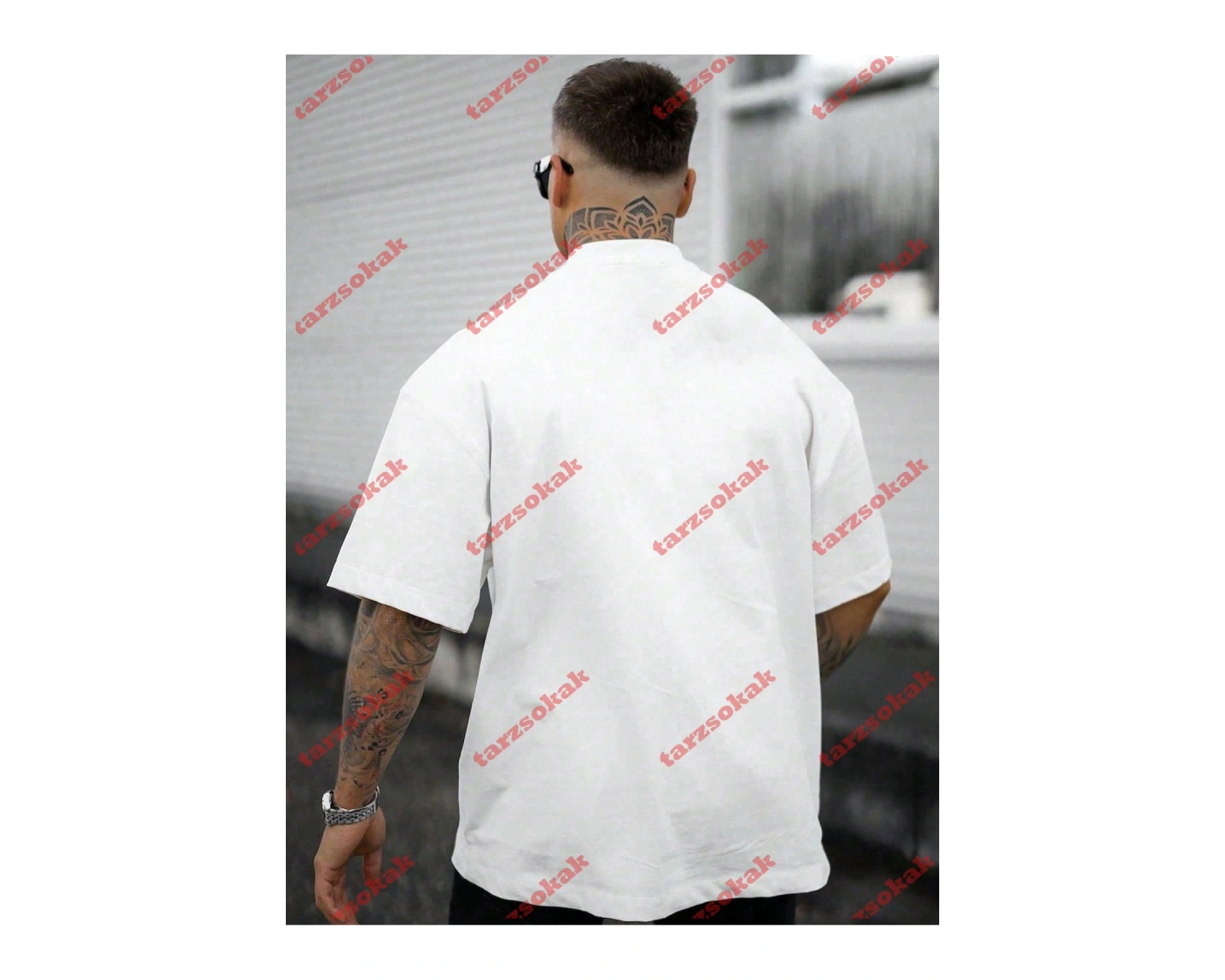 Model 3367 Erkek Yazlık Yuvarlak Yaka Kısa Kollu Günlük Tişört, Yaz