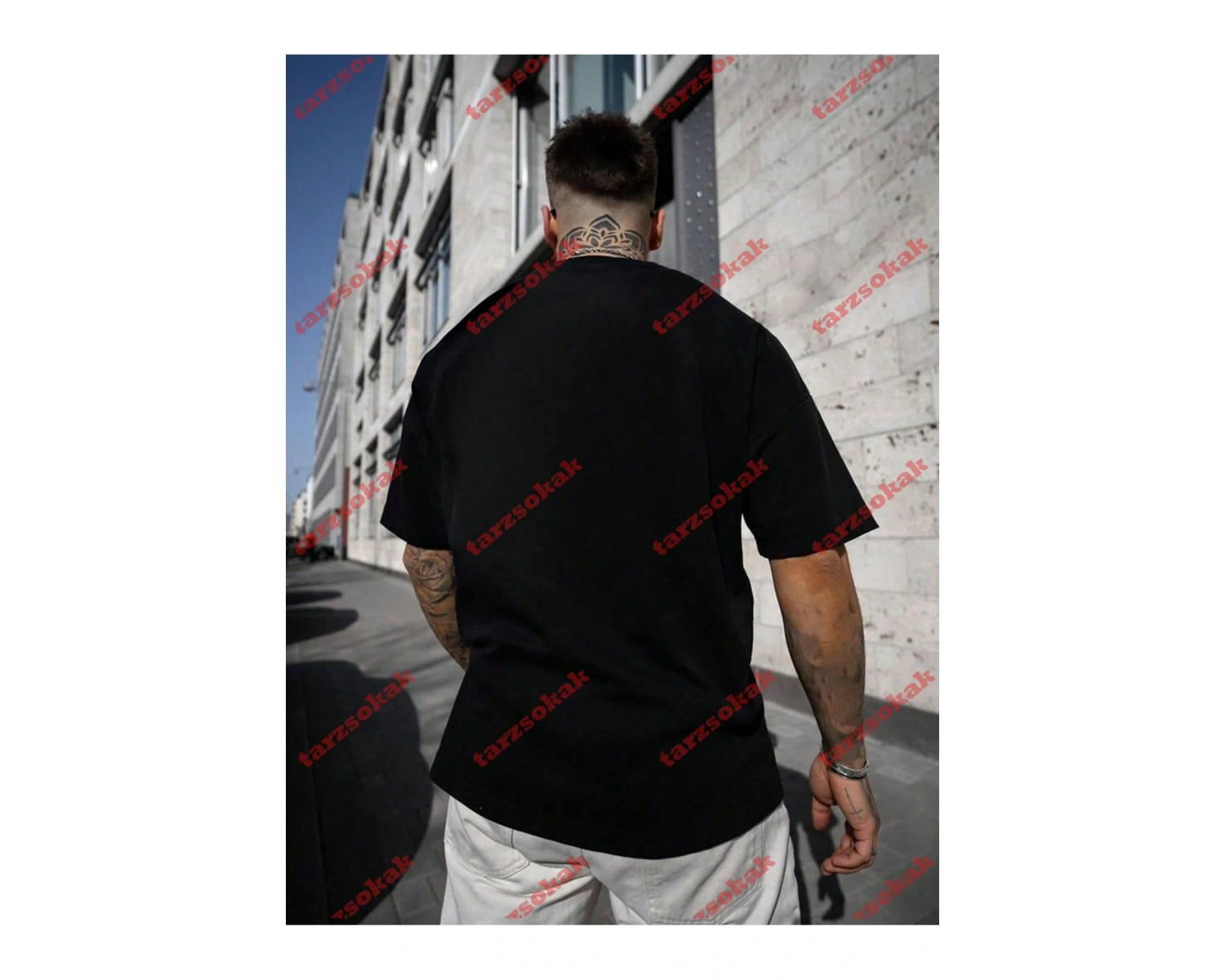 Model 3367 Erkek Yazlık Yuvarlak Yaka Kısa Kollu Günlük Tişört, Yaz