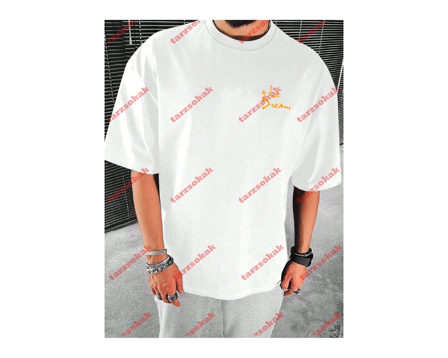 Model 3369 Erkek Yazlık Yuvarlak Yaka Kısa Kollu Günlük Tişört, Yaz