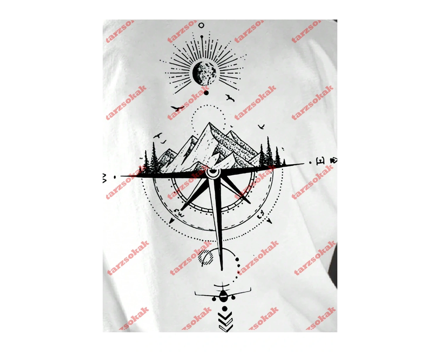 Model 3372 Erkek Yazlık Yuvarlak Yaka Kısa Kollu Günlük Tişört, Yaz