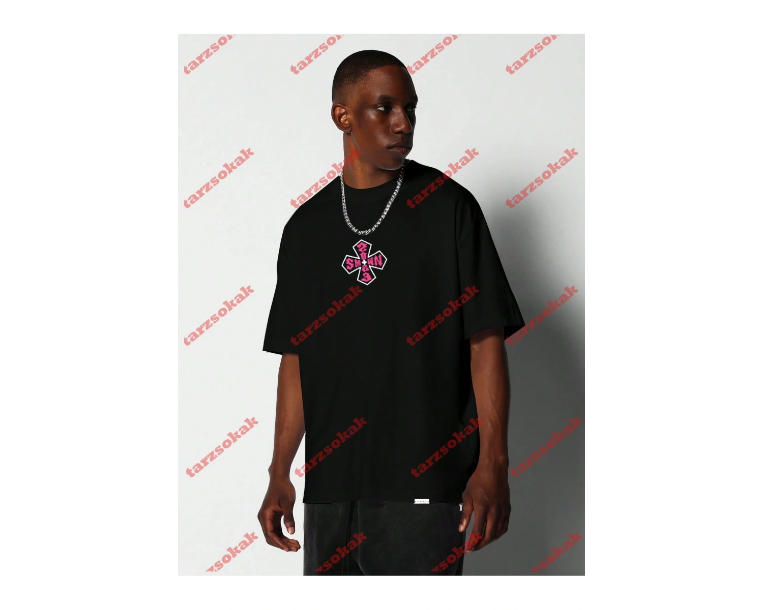 Model 3373 Erkek Yazlık Yuvarlak Yaka Kısa Kollu Günlük Tişört, Yaz