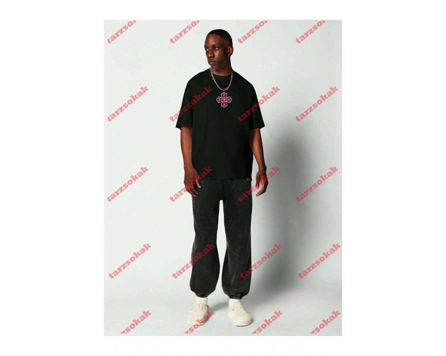 Model 3373 Erkek Yazlık Yuvarlak Yaka Kısa Kollu Günlük Tişört, Yaz