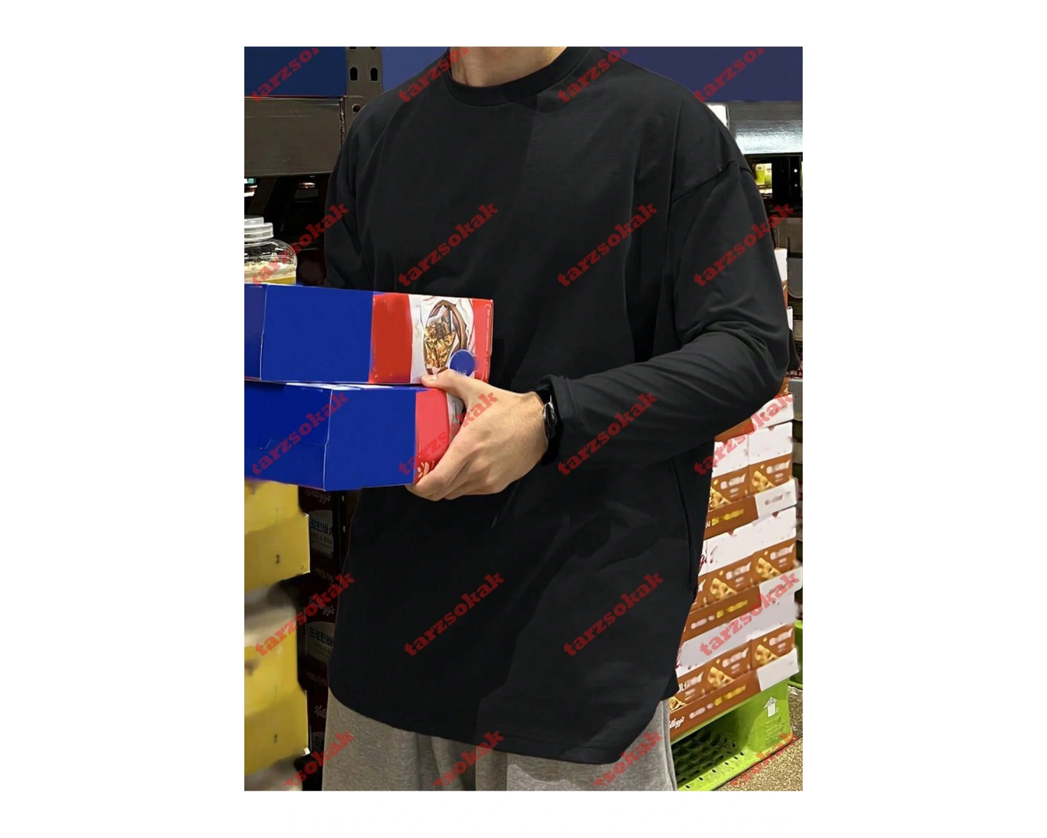 Model 3375 Erkek Yazlık Yuvarlak Yaka Kısa Kollu Günlük Tişört, Yaz