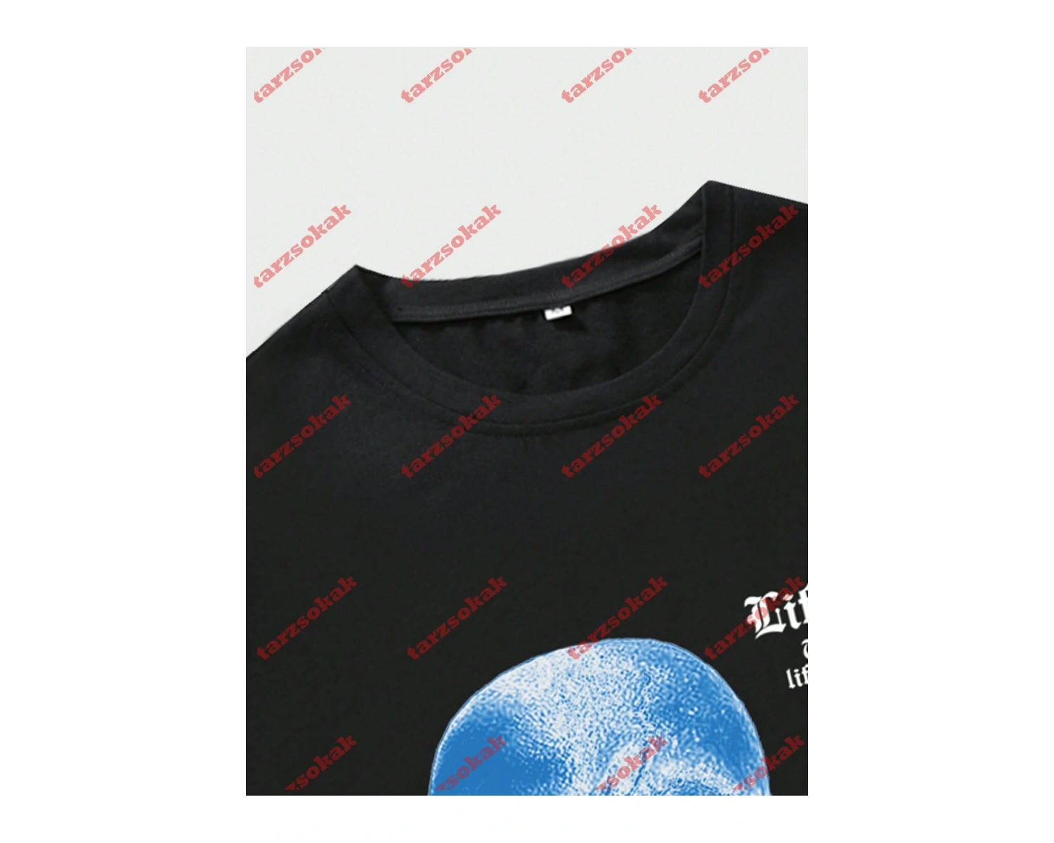 Model 3378 Erkek Yazlık Yuvarlak Yaka Kısa Kollu Günlük Tişört, Yaz