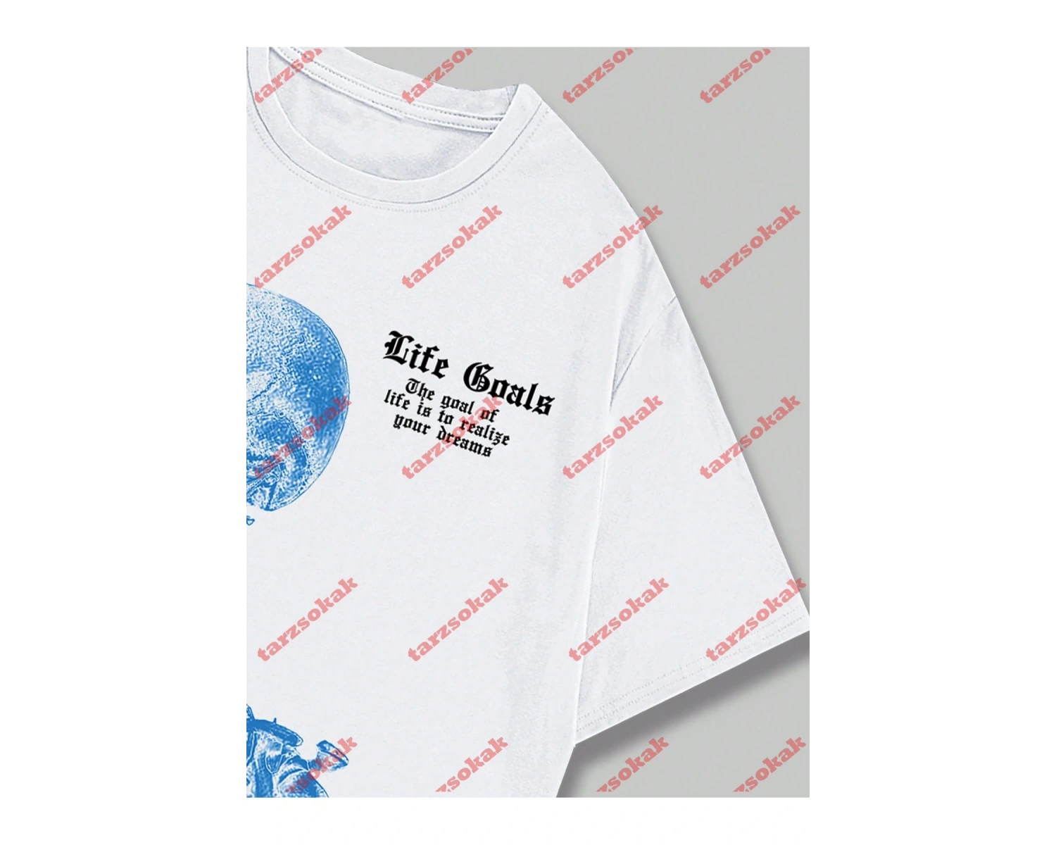 Model 3378 Erkek Yazlık Yuvarlak Yaka Kısa Kollu Günlük Tişört, Yaz