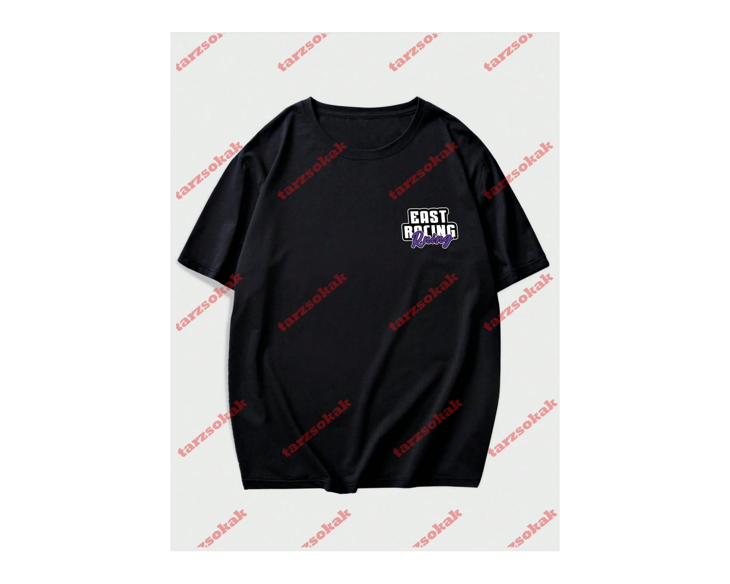 Model 3381 Erkek Yazlık Yuvarlak Yaka Kısa Kollu Günlük Tişört, Yaz