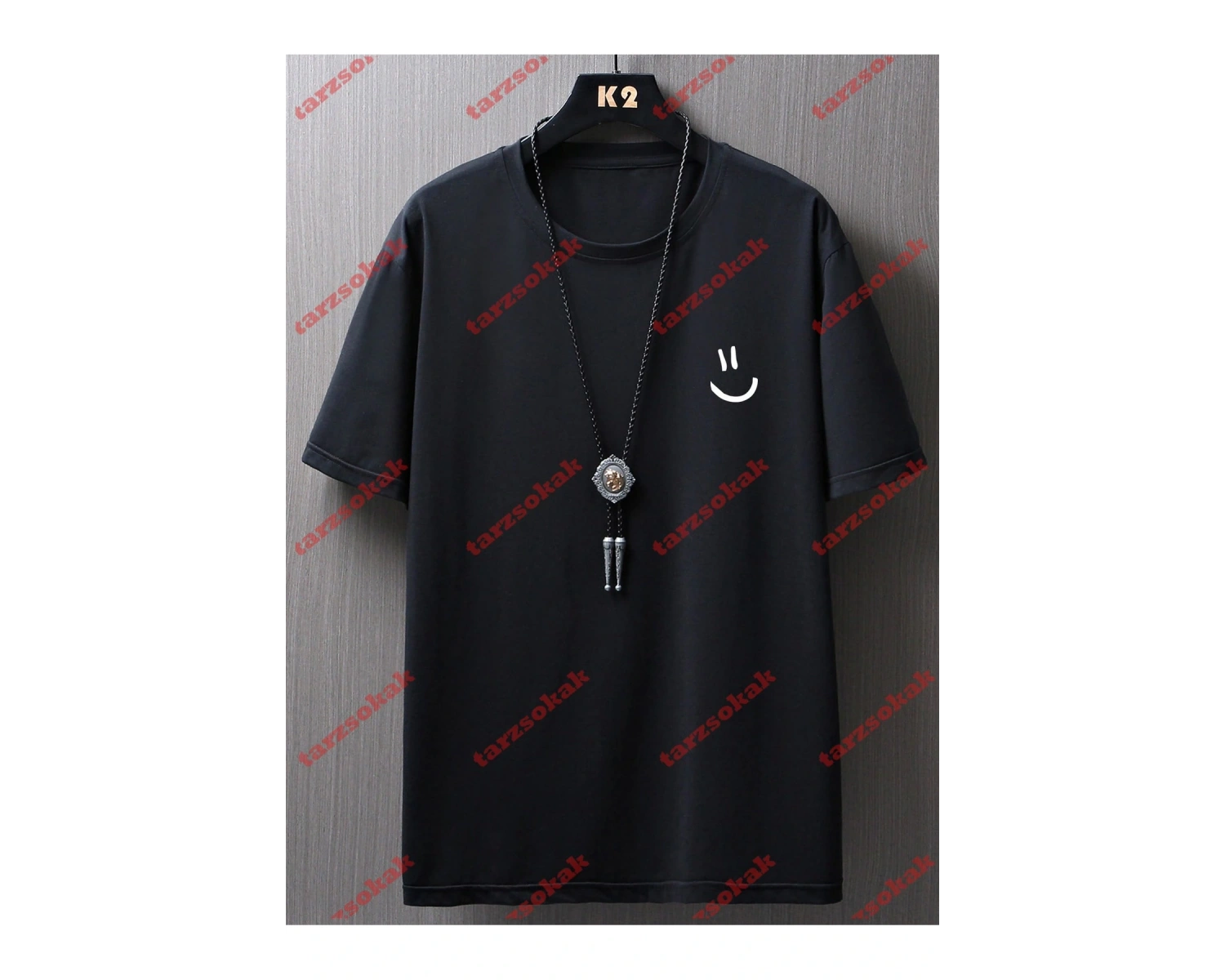 Model 3383 Erkek Yazlık Yuvarlak Yaka Kısa Kollu Günlük Tişört, Yaz