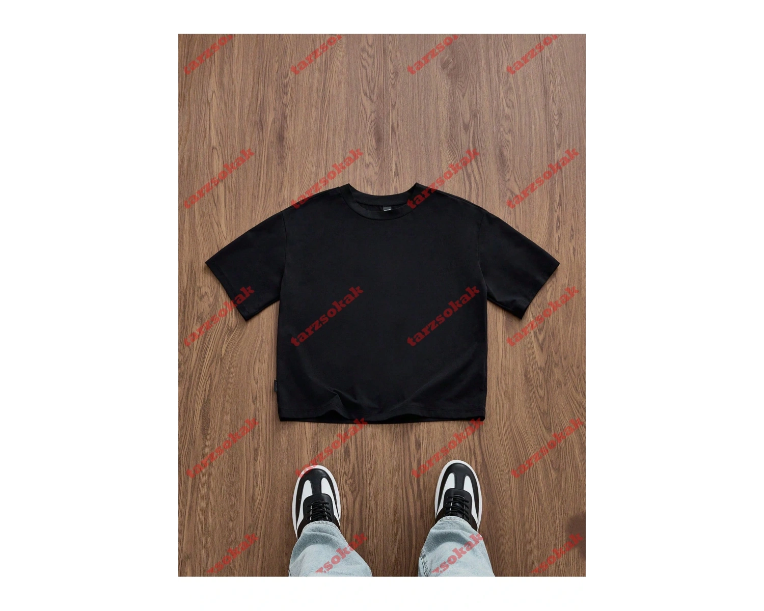 Model 3385 Erkek Yazlık Yuvarlak Yaka Kısa Kollu Günlük Tişört, Yaz